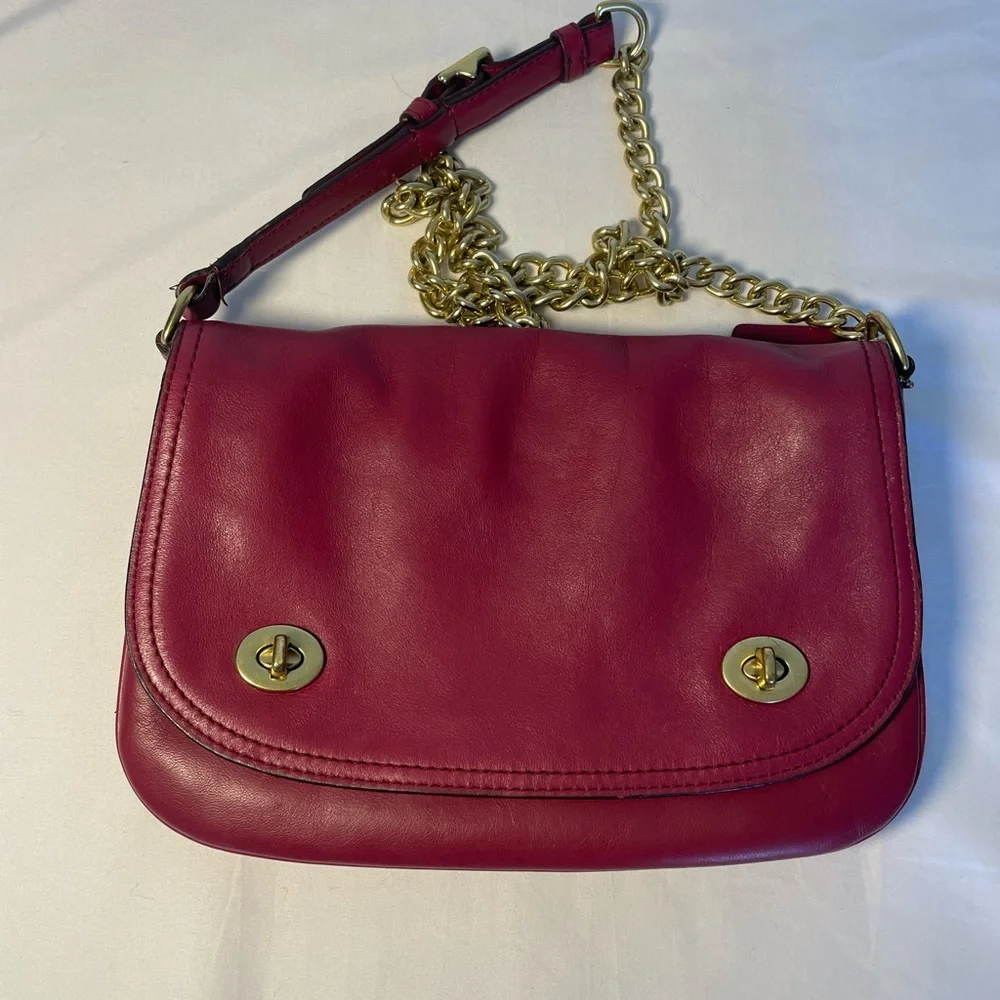 Coach Legacy Double‎ Gusset Flap Chain Bag- Vintage